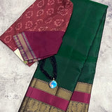 Kimaya lines silk saree green