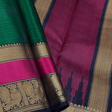 Kimaya lines silk saree green