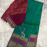 Kimaya lines silk saree green