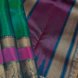 Kimaya lines silk saree green