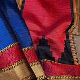 Kimaya peacock border silk saree