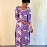 Tussar hand embroidered kurta