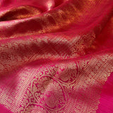 Mila  korvai floral kanchi silk saree