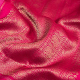 Kalpataru kamadhenu kalamkari silk saree