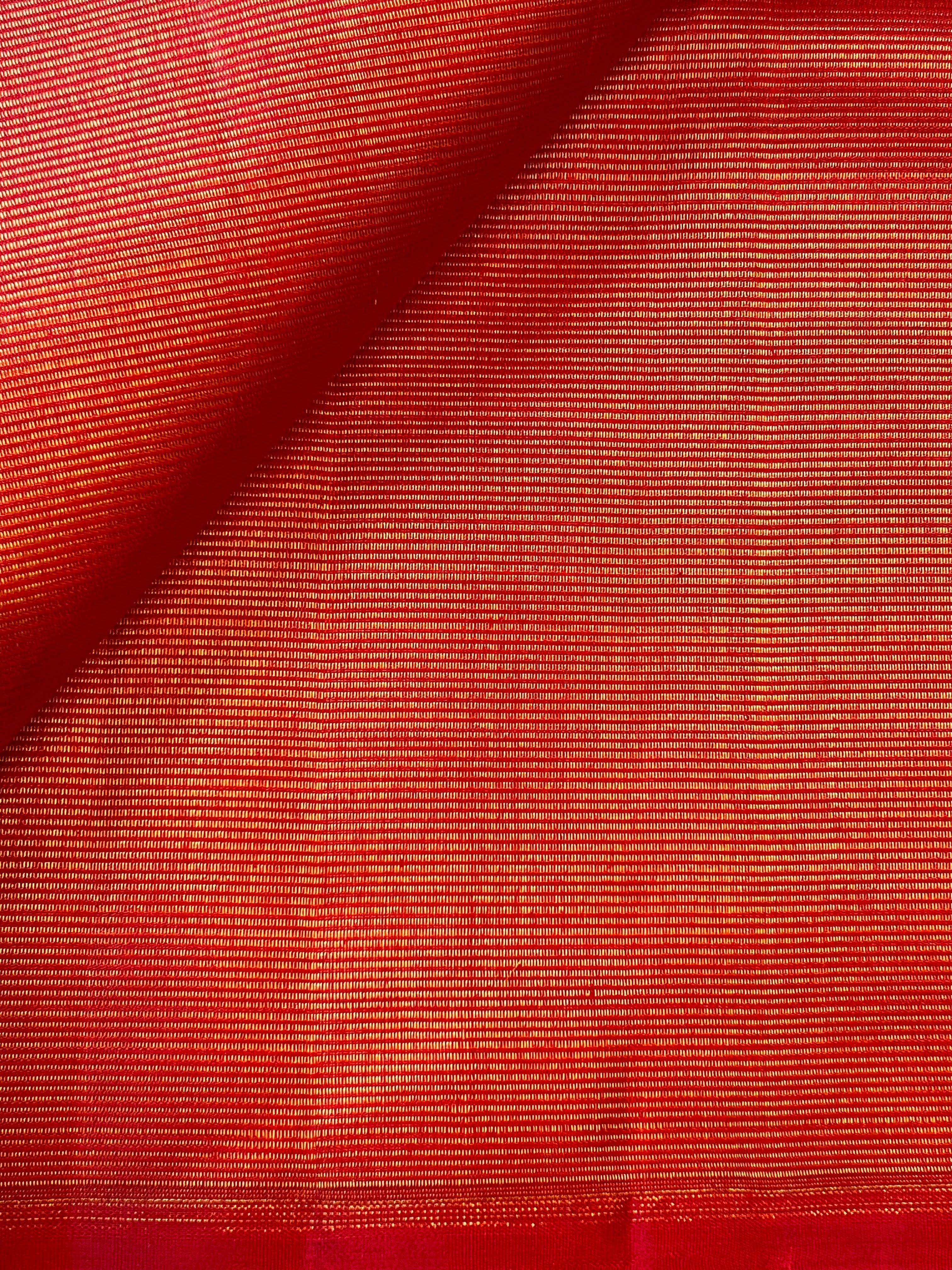 Zari striped kanchipuram silk fabric