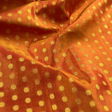 Star woven kanchipuram silk fabric