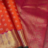 Sumangala meenakari Kanchipuram silk saree