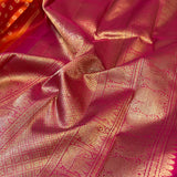 Sumangala meenakari Kanchipuram silk saree