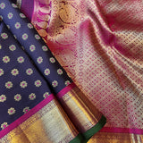 Sumangala meenakari Kanchipuram silk saree