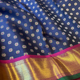 Sumangala meenakari Kanchipuram silk saree