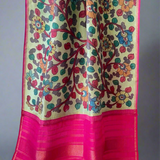 Kalamkari Kanchi silk dupatta