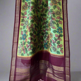 Kalamkari korvai silk dupatta