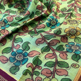 Kalamkari korvai silk dupatta