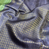 Striped border handloom tussar saree