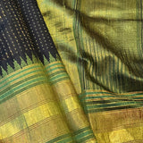 Zari woven handloom silk