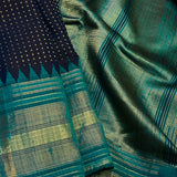 Zari woven handloom silk