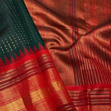 Zari woven handloom silk