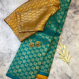 Ranya mayil chakram kanchipuram silk saree