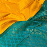 Ranya mayil chakram kanchipuram silk saree