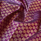 Ranya mayil chakram kanchipuram silk saree