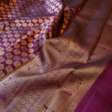 Ranya mayil chakram kanchipuram silk saree