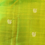 Ranya mayil chakram kanchipuram silk saree