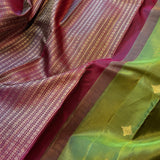 Ranya brocade pleats kanchipuram silk saree