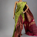 Ranya brocade pleats kanchipuram silk saree