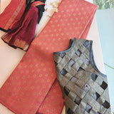 Ranya meenakari kanchipuram silk saree