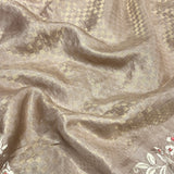 Tussar Parsi gara embroidered saree