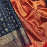 Tussar gold zari woven saree