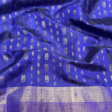 Tussar gold zari woven saree