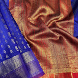 Tussar gold zari woven saree