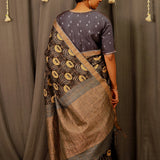 Maya asters tussar printed saree