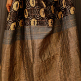 Maya asters tussar printed saree