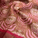 Maya asters tussar printed saree