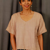 Silk Madras top