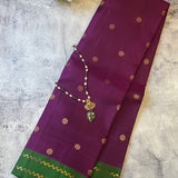 Vera twin border kanchipuram silk saree