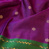 Vera twin border kanchipuram silk saree