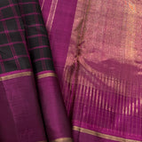 Charita coloured checked kanchipuram silk saree