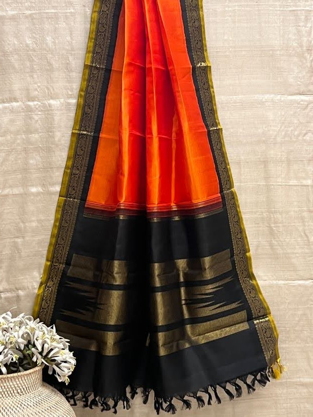 Mohana korvai Kanchi silk dupatta