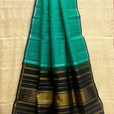 Charita chettinad checked Kanchi silk dupatta