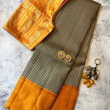 Mohana chessboard kanchi silk saree