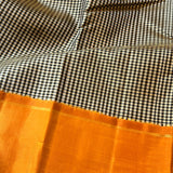 Mohana chessboard kanchi silk saree