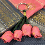 Silk key chains