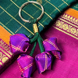 Silk key chains