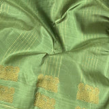 Twin peacock border kanchipuram silk saree