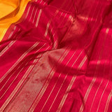 Alani striped kanchi silk saree