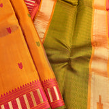 Kimaya striped border silk saree