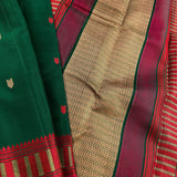 Kimaya striped border silk saree